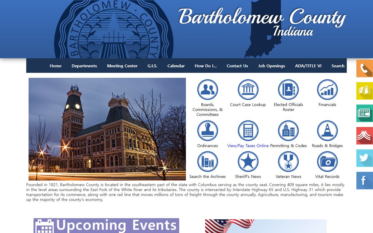 Columbus Indiana public records