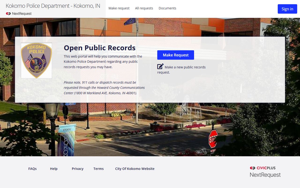 Kokomo Indiana public records