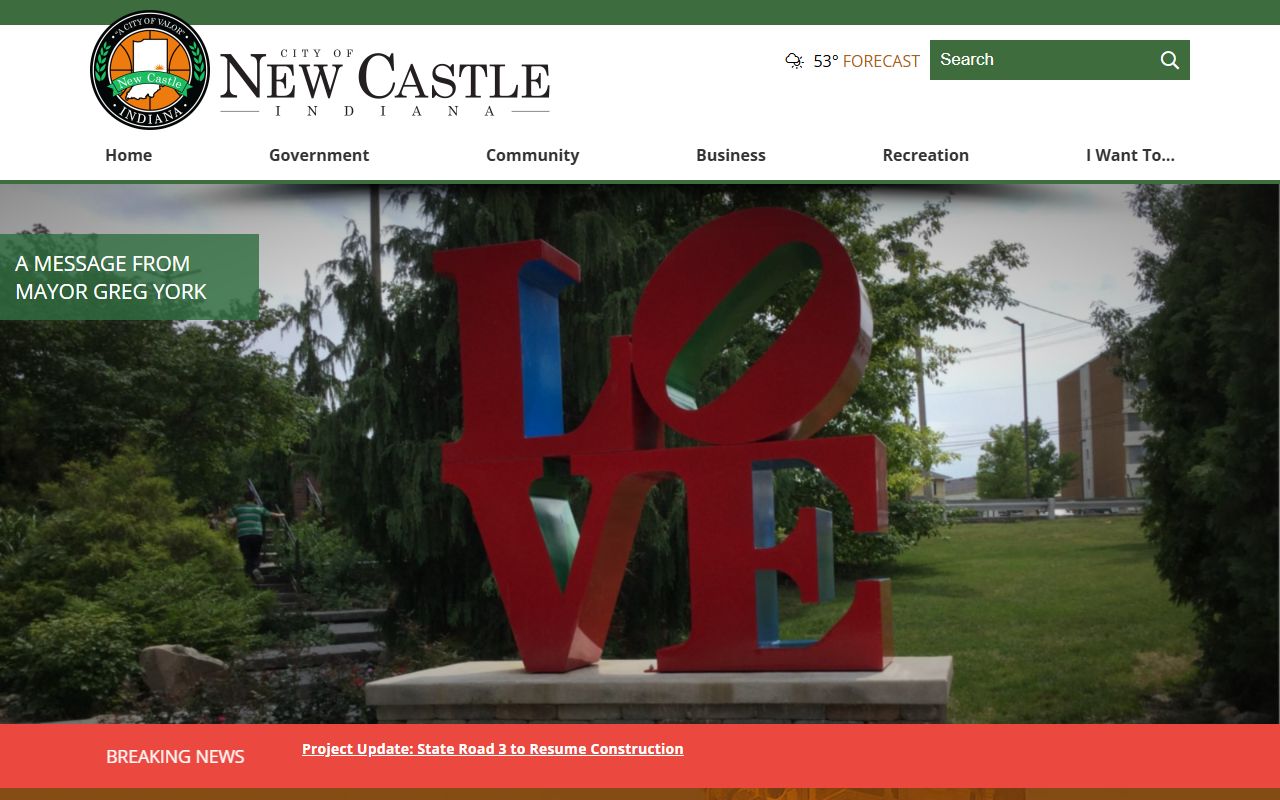 New Castle Indiana city records and public information