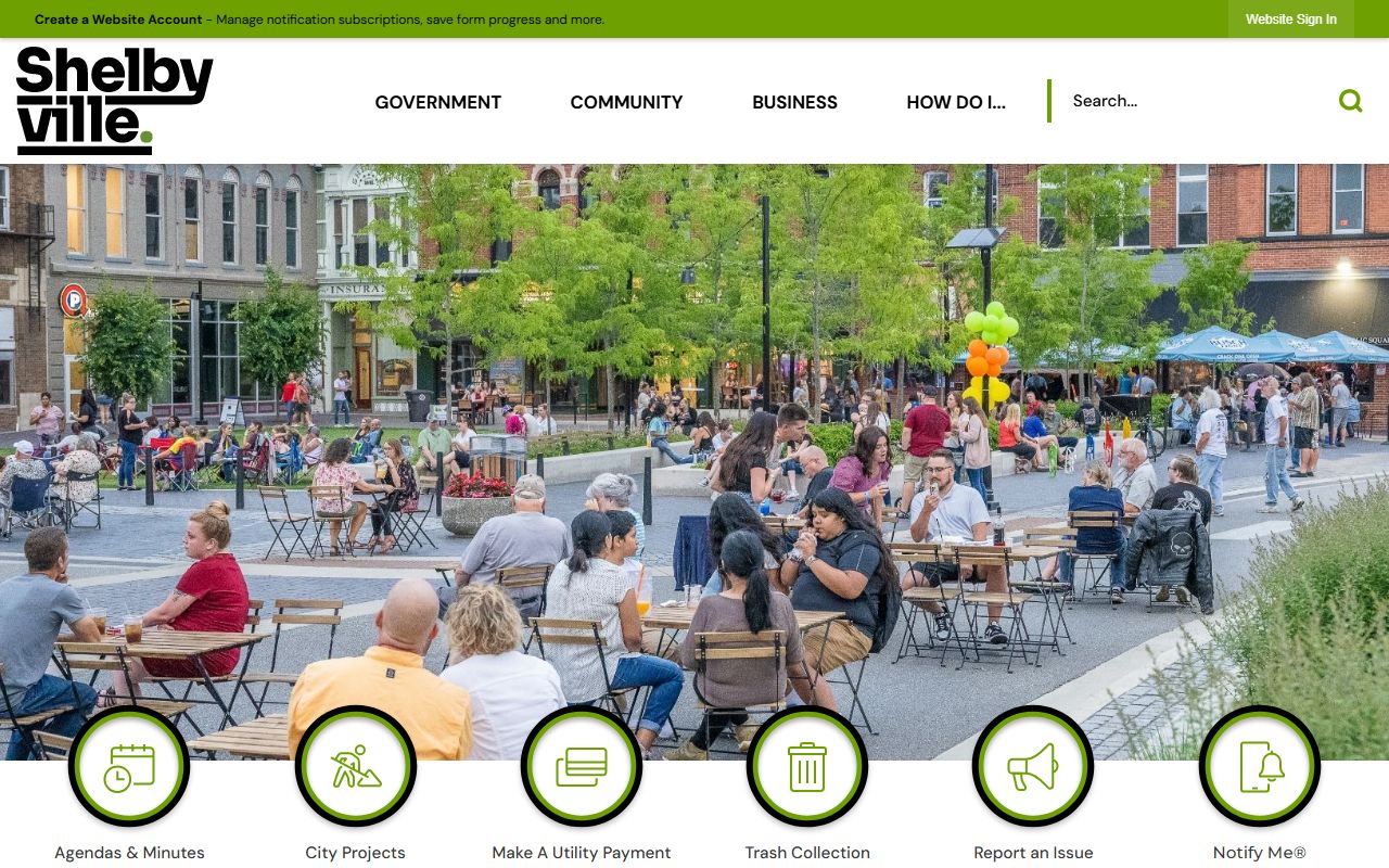 City of Shelbyville Indiana official website