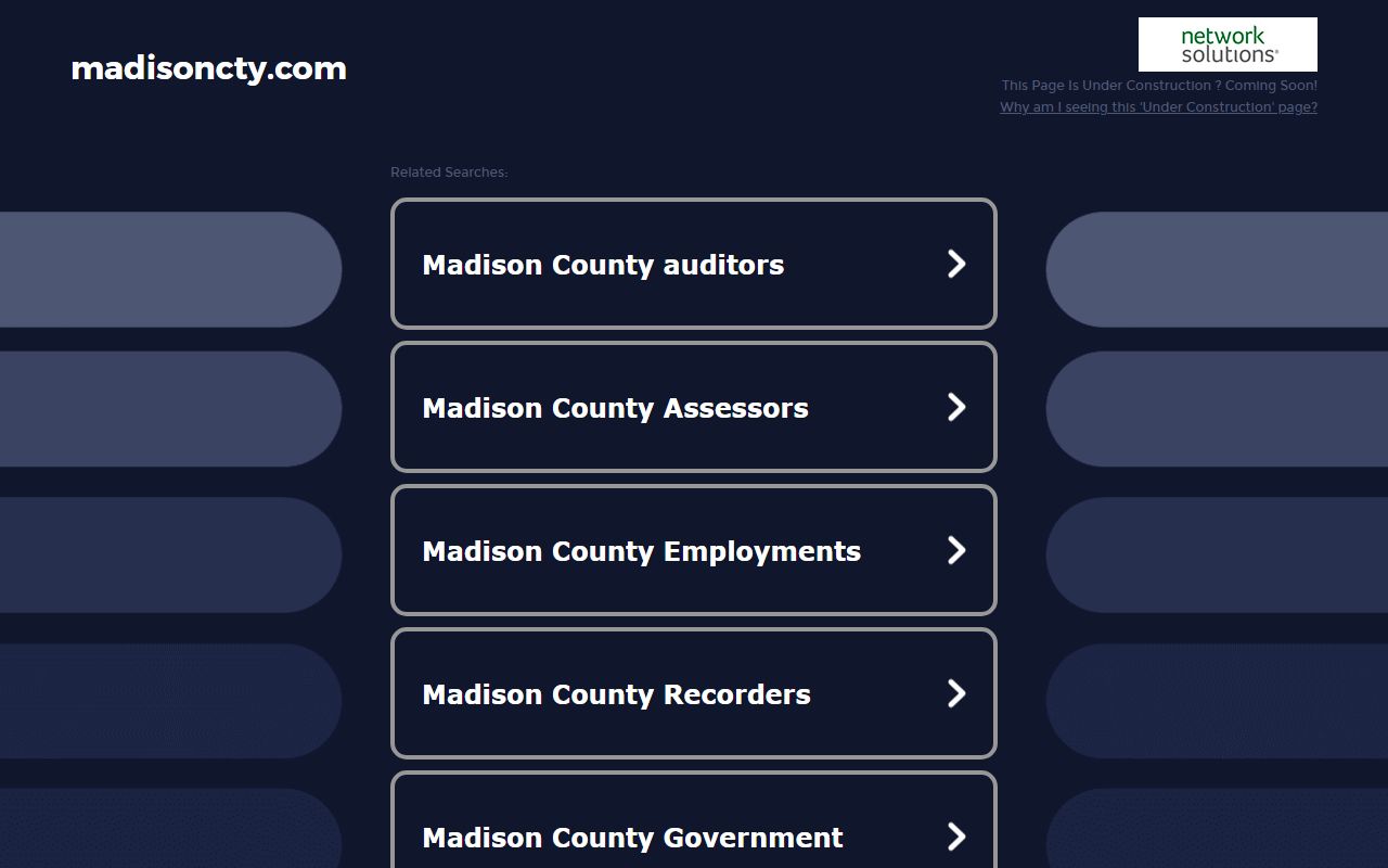 Madison County Recorder homepage