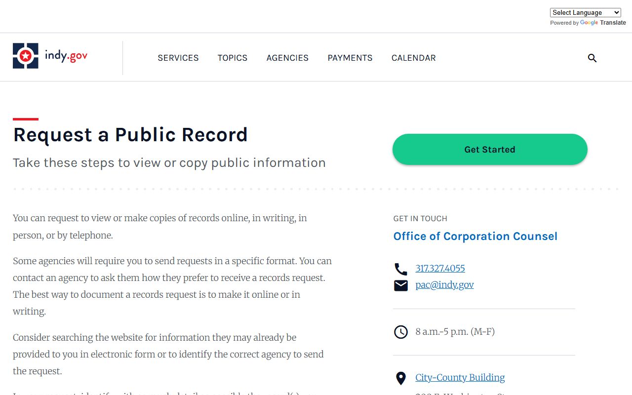 Marion County public records portal